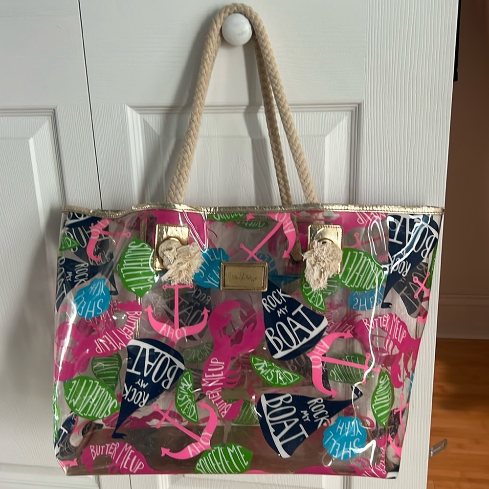 Lilly Pulitzer beach bag